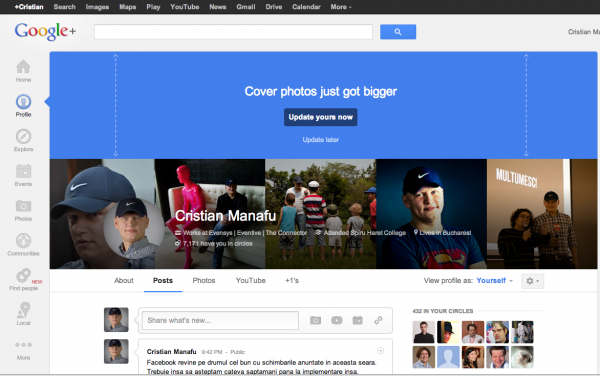 new google plus