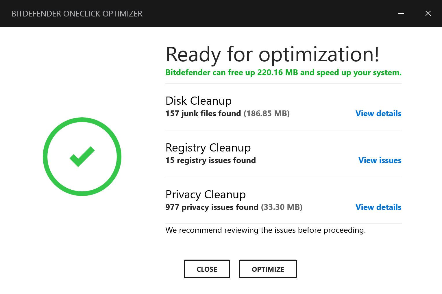 oneclick-optimizer-bitdefender