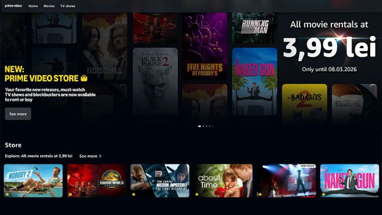 Prime Video Store a ajuns oficial în România!